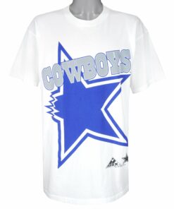 NFL Dallas Cowboys Single Stitch T-Shirt 1994 Vintage Style Hoodie Sweatshirt Reprinted Full Size Gifts for Fans