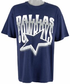 NFL Dallas Cowboys Spell-Out T-Shirt 1994 Vintage Style Hoodie Sweatshirt Reprinted Full Size Gifts for Fans
