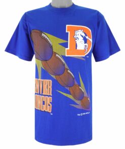 NFL Denver Broncos T-Shirt 1994 Vintage Style Hoodie Sweatshirt Reprinted Full Size Gifts for Fans