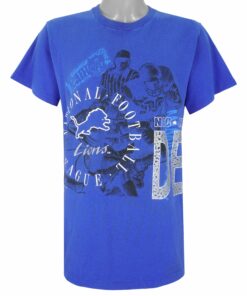 NFL Detroit Lions NFC Champs T-Shirt 1990s Vintage Style Hoodie Sweatshirt Reprinted Full Size Gifts for Fans