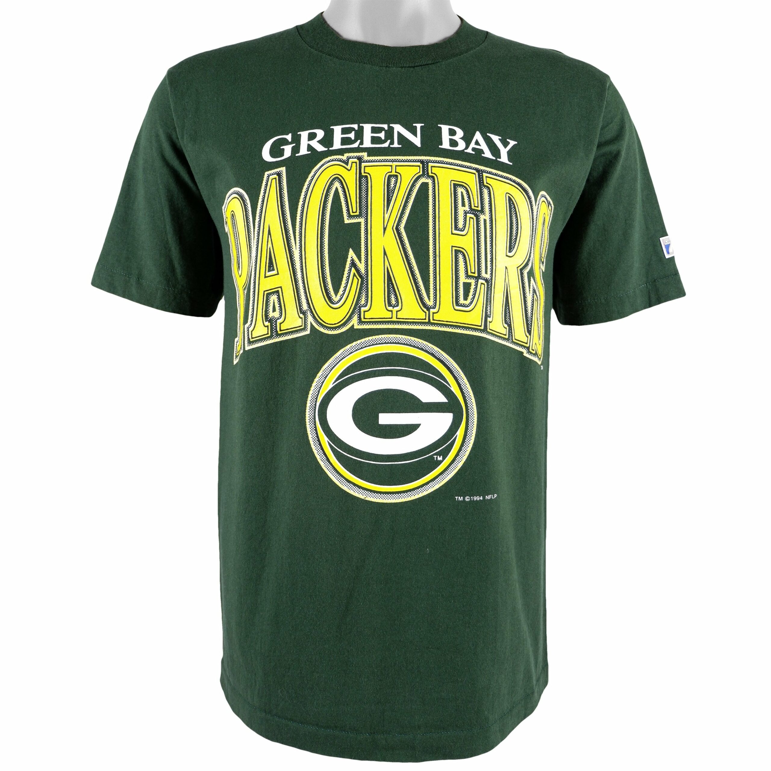 NFL Green Bay Packers Deadstock T-Shirt 1994 Vintage Style Hoodie Sweatshirt Reprinted Full Size Gifts for Fans