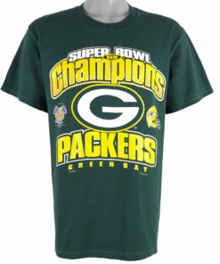 NFL Green Bay Packers, Super Bowl XXXI Champions T-Shirt 1997 Vintage Style Hoodie Sweatshirt Reprinted Full Size Gifts for Fans