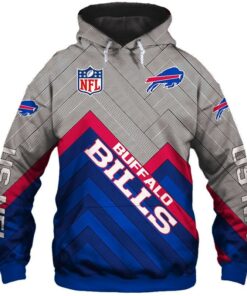 NFL Hoodies 3D Men Buffalo Bills Hoodies Gifts for Fans