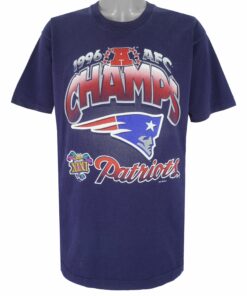 NFL New England Patriots, AFC Champs T-Shirt 1996 Vintage Style Hoodie Sweatshirt Reprinted Full Size Gifts for Fans