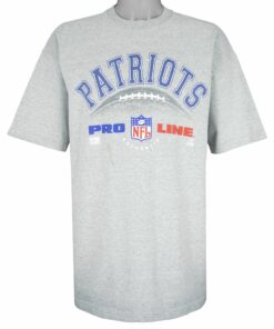 NFL New England Patriots Spell-Out T-Shirt 1990s Vintage Style Hoodie Sweatshirt Reprinted Full Size Gifts for Fans