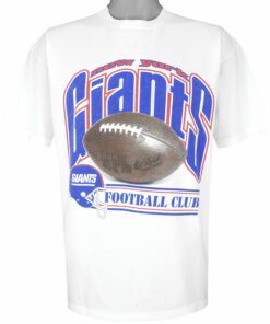 NFL New York Giants Big Logo T-Shirt 1990s Vintage Style Hoodie Sweatshirt Reprinted Full Size Gifts for Fans
