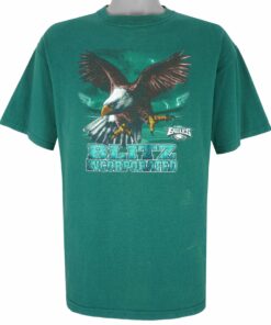 NFL Philadelphia Eagles Spell-Out T-Shirt 1990s Vintage Style Hoodie Sweatshirt Reprinted Full Size Gifts for Fans