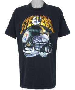 NFL Pittsburgh Steelers Helmet T-Shirt 1994 Vintage Style Hoodie Sweatshirt Reprinted Full Size Gifts for Fans