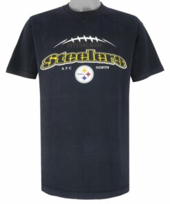 NFL Pittsburgh Steelers Spell-Out T-Shirt 1990s Vintage Style Hoodie Sweatshirt Reprinted Full Size Gifts for Fans