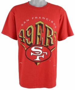NFL San Francisco 49ers Deadstock T-Shirt 1995 Vintage Style Hoodie Sweatshirt Reprinted Full Size Gifts for Fans