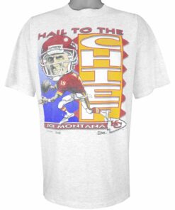 NFL San Francisco 49ers, Joe Montana No. 19 T-Shirt 1993 Vintage Style Hoodie Sweatshirt Reprinted Full Size Gifts for Fans
