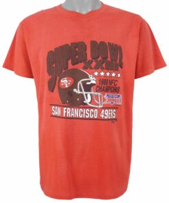 NFL San Francisco 49ers NFC Champions T-Shirt 1988 Vintage Style Hoodie Sweatshirt Reprinted Full Size Gifts for Fans