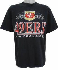 NFL San Francisco 49ers Spell-Out T-Shirt 1993 Vintage Style Hoodie Sweatshirt Reprinted Full Size Gifts for Fans