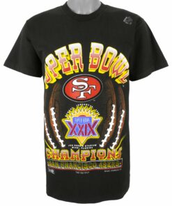 NFL San Francisco 49ers, Super Bowl XXIX T-Shirt 1994 Vintage Style Hoodie Sweatshirt Reprinted Full Size Gifts for Fans