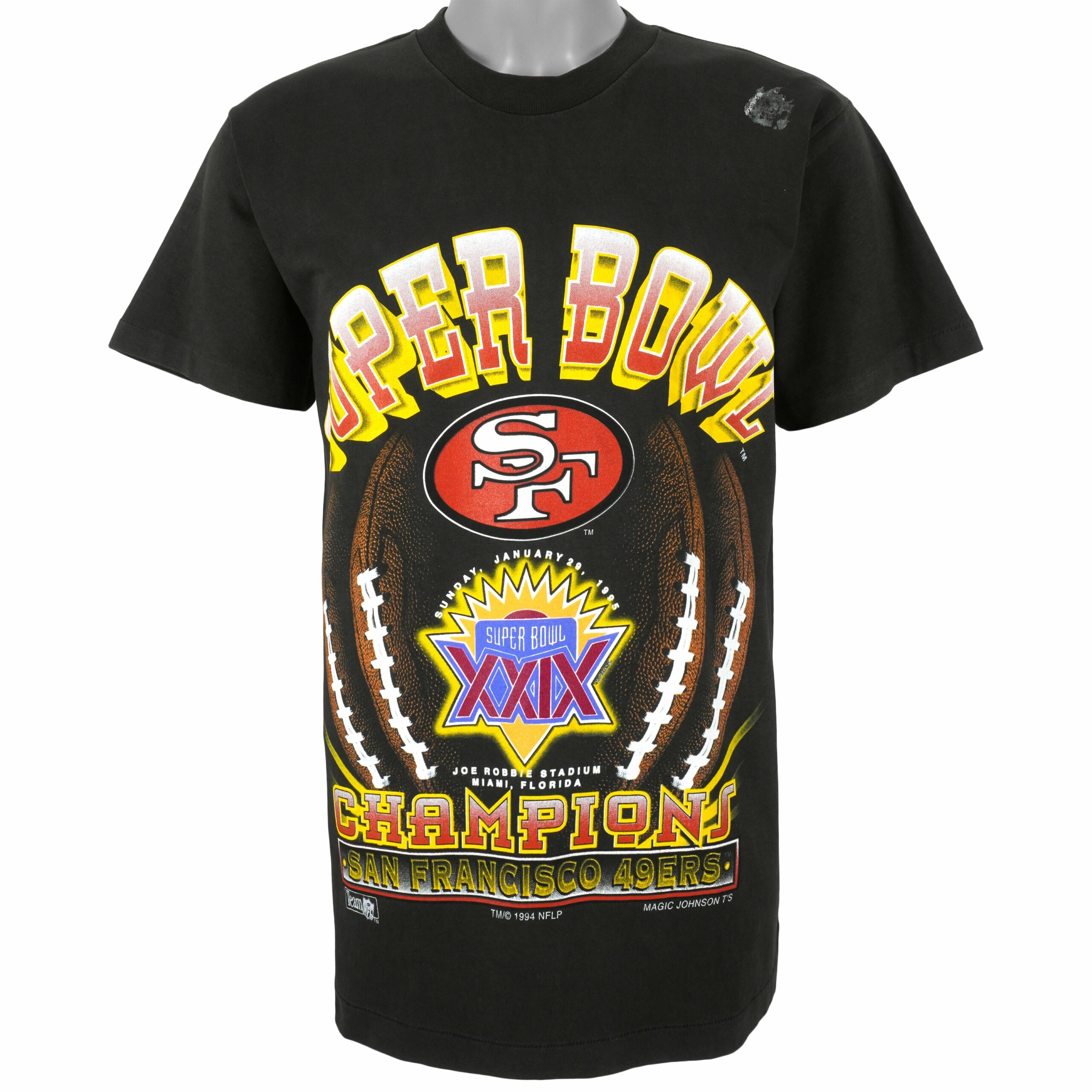 NFL San Francisco 49ers, Super Bowl XXIX T-Shirt 1994 Vintage Style Hoodie Sweatshirt Reprinted Full Size Gifts for Fans