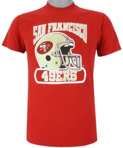 NFL San Francisco 49ers T-Shirt 1980s Vintage Style Hoodie Sweatshirt Reprinted Full Size Gifts for Fans