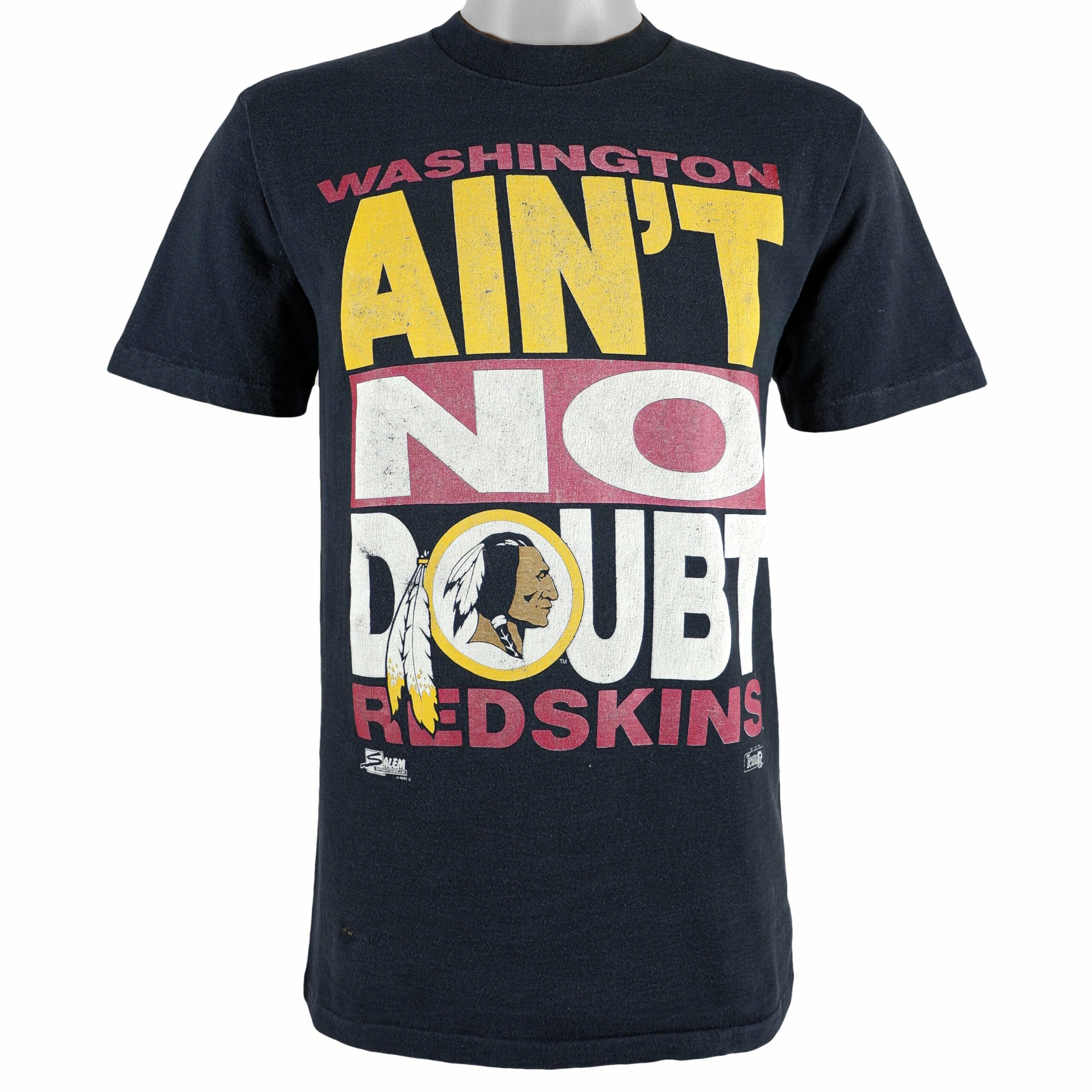 NFL Washington Redskins, Aint No Doubt T-Shirt 1991 Vintage Style Hoodie Sweatshirt Reprinted Full Size Gifts for Fans