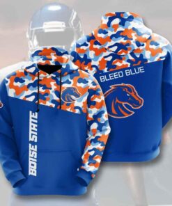 Ncaa Boise State Broncos 3D All Over Print Hoodie, Zip-Up Hoodie