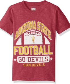 Ncaa Boys Short Sleeve Blend Tee, ASU Hoodie, Sweatshirt, Shirt Full Size Gifts for NCAA Fans