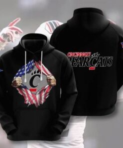 Ncaa Cincinnati Bearcats 3D All Over Print Hoodie, Zip-Up Hoodie