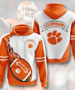 Ncaa Clemson Tigers 3D All Over Print Hoodie, Zip-Up Hoodie