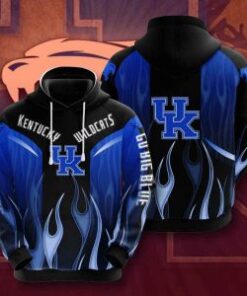 Ncaa Kentucky Wildcats 3D All Over Print Hoodie, Zip-Up Hoodie