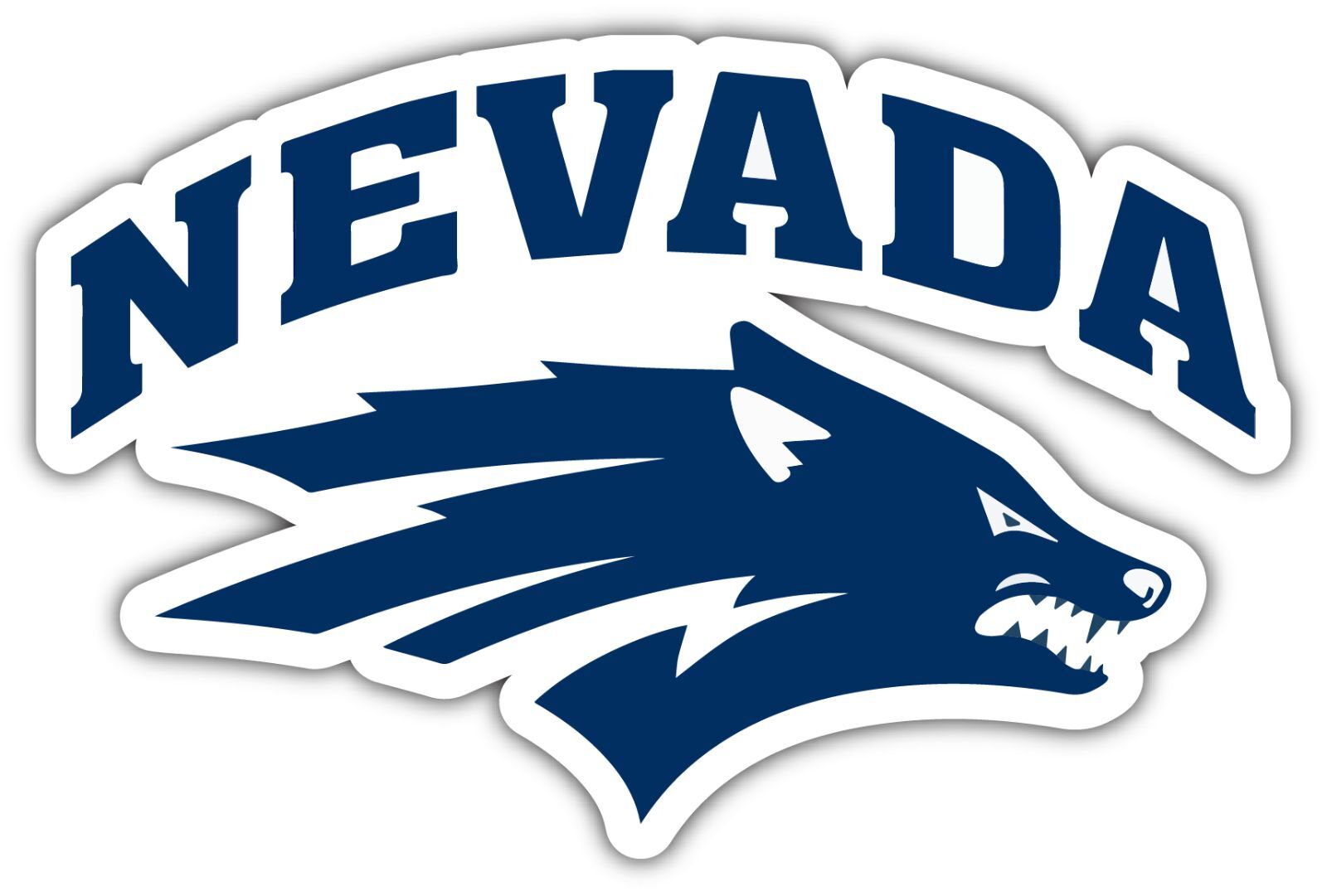 Nevada Wolf Pack University College NCAA Logo Vinyl Decals Sticker For Car Truck Door And Window Laptop Gifts For Fans