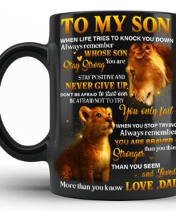Never Forget That I Love You Mug To My Son From Dad Coffee Mug
