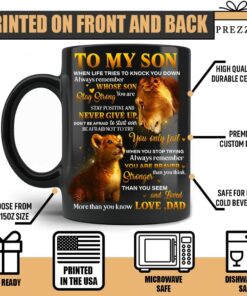 Never Forget That I Love You Mug To My Son From Dad Coffee Mug