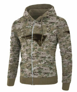 New England Patriots Camouflage Hoodie 3D Printed Gifts for Fans