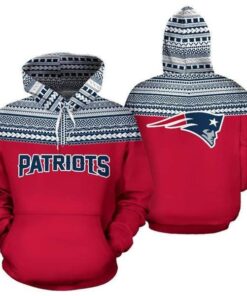 New England Patriots Ncaa Football Maori Tattoo 3D All Over Print Hoodie, Zip-Up Hoodie