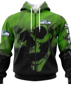 New England Patriots Skull Hoodies Custom Name & Number Gifts for Fans