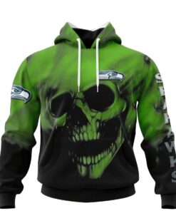New England Patriots Skull Hoodies Custom Name & Number Gifts for Fans