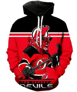 New Jersey Devils Hoodie Mascot 3D Printed Gifts for Fans