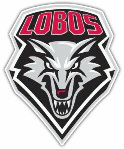 New Mexico Lobos University College NCAA Logo Vinyl Decals Sticker For Car Truck Door And Window Laptop Gifts For Fans
