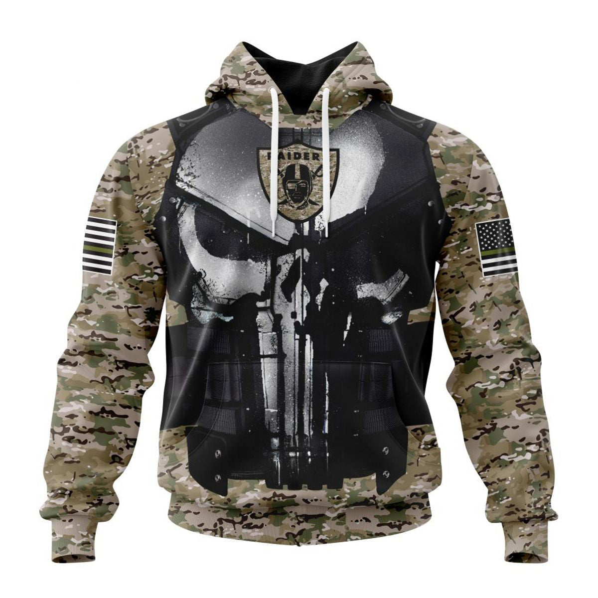 New Orleans Saints Hoodie Camo Custom Name & Number Gifts for Fans