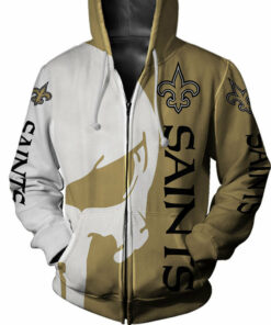 New Orleans Saints Hoodies Skull Printed Gifts for Fans