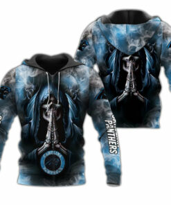 New Orleans Saints Skull Hoodie Background Smoke Gifts for Fans