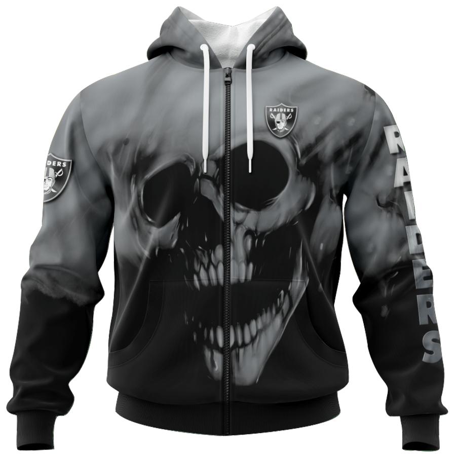 New Orleans Saints Skull Hoodies Custom Name & Number Gifts for Fans