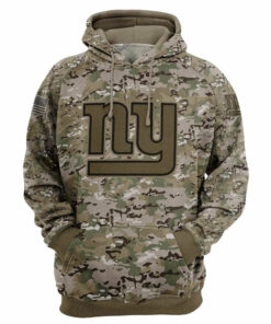 New York Giants Camo Hoodie 3D Printed Gifts for Fans