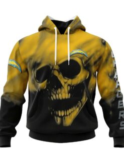 New York Giants Skull Hoodies Custom Name & Number Gifts for Fans