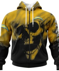 New York Giants Skull Hoodies Custom Name & Number Gifts for Fans