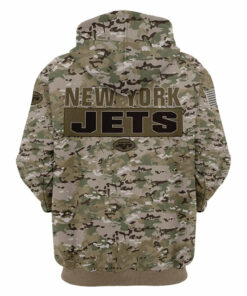 New York Jets Hoodie Camo Printed 3D Pullover Zip Up Hoodies Gifts for Fans