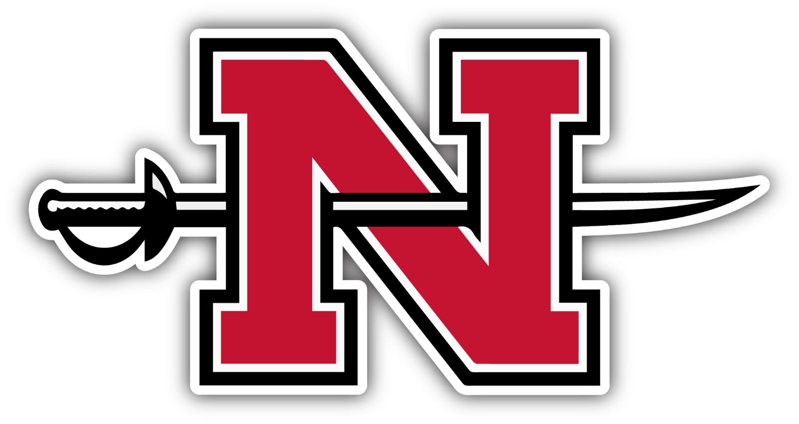 Nicholls State Colonels College NCAA Logo Vinyl Decals Sticker For Car Truck Door And Window Laptop Gifts For Fans