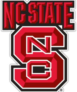 North Carolina State Wolfpack NCAA Logo Vinyl Decals Sticker For Car Truck Door And Window Laptop Gifts For Fan