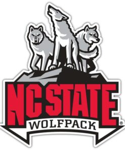 North Carolina State Wolfpack NCAA Vinyl Decals Sticker For Car Truck Door And Window Laptop
