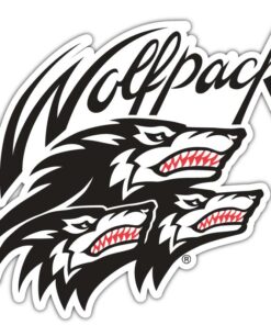 North Carolina State Wolfpack NCAA Vinyl Decals Sticker For Car Truck Door And Window Laptop Gifts