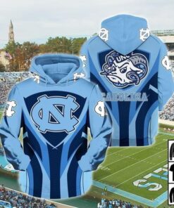 North Carolina Tar Heels Ncaa For Heels Fan 3D All Over Print Hoodie Zip Hoodie Gifts For Fans