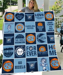 North Carolina Tar Heels Sherpa Fleece Blanket Gifts for NCAA Fans