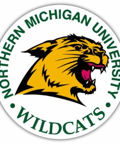Northern Michigan Wildcats College NCAA Logo Vinyl Decals Sticker For Car Truck Door And Window Laptop Gifts For Fans